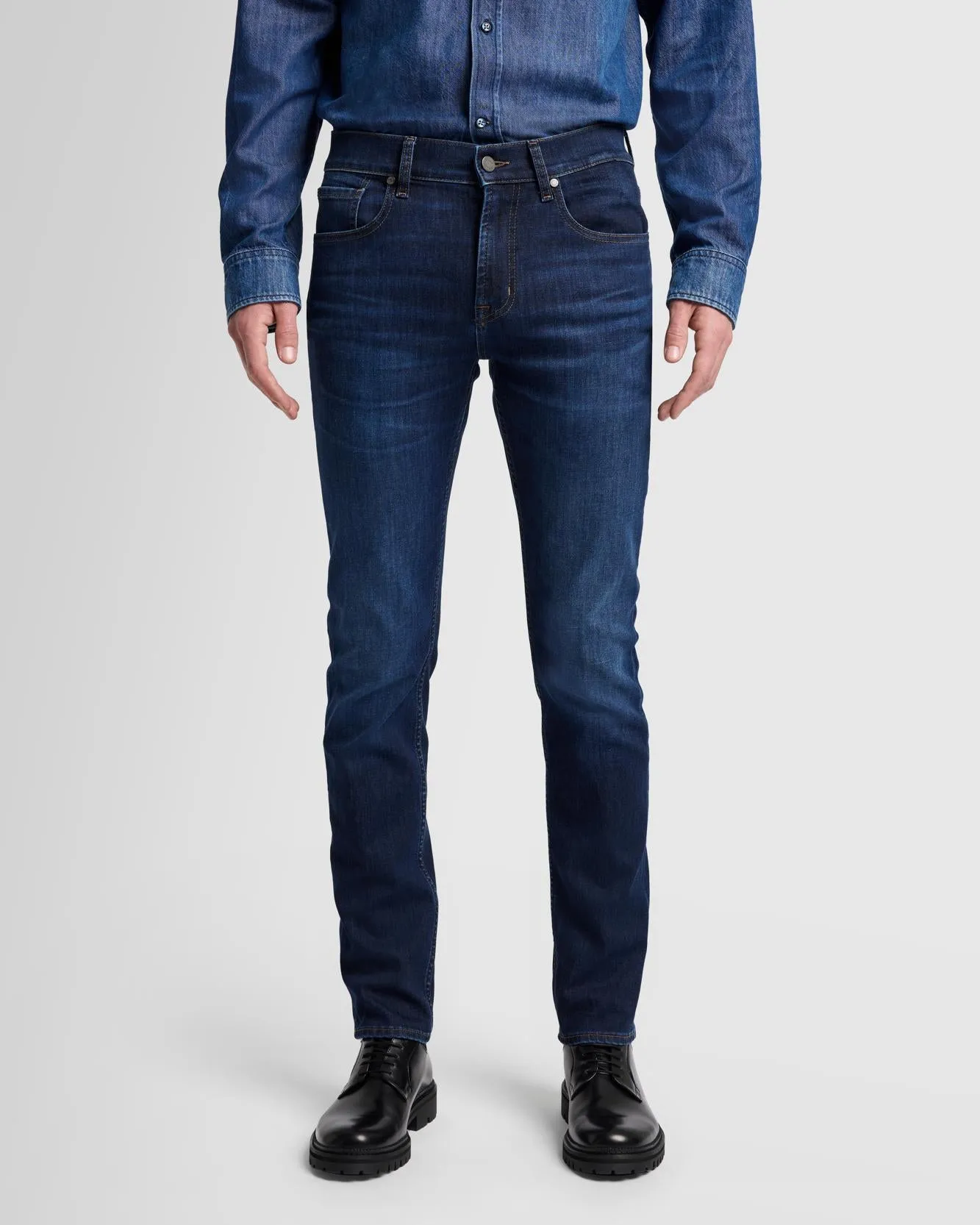 Luxe Performance Slimmy in Maestro sold by 7 For All Mankind product image thumbnail 2