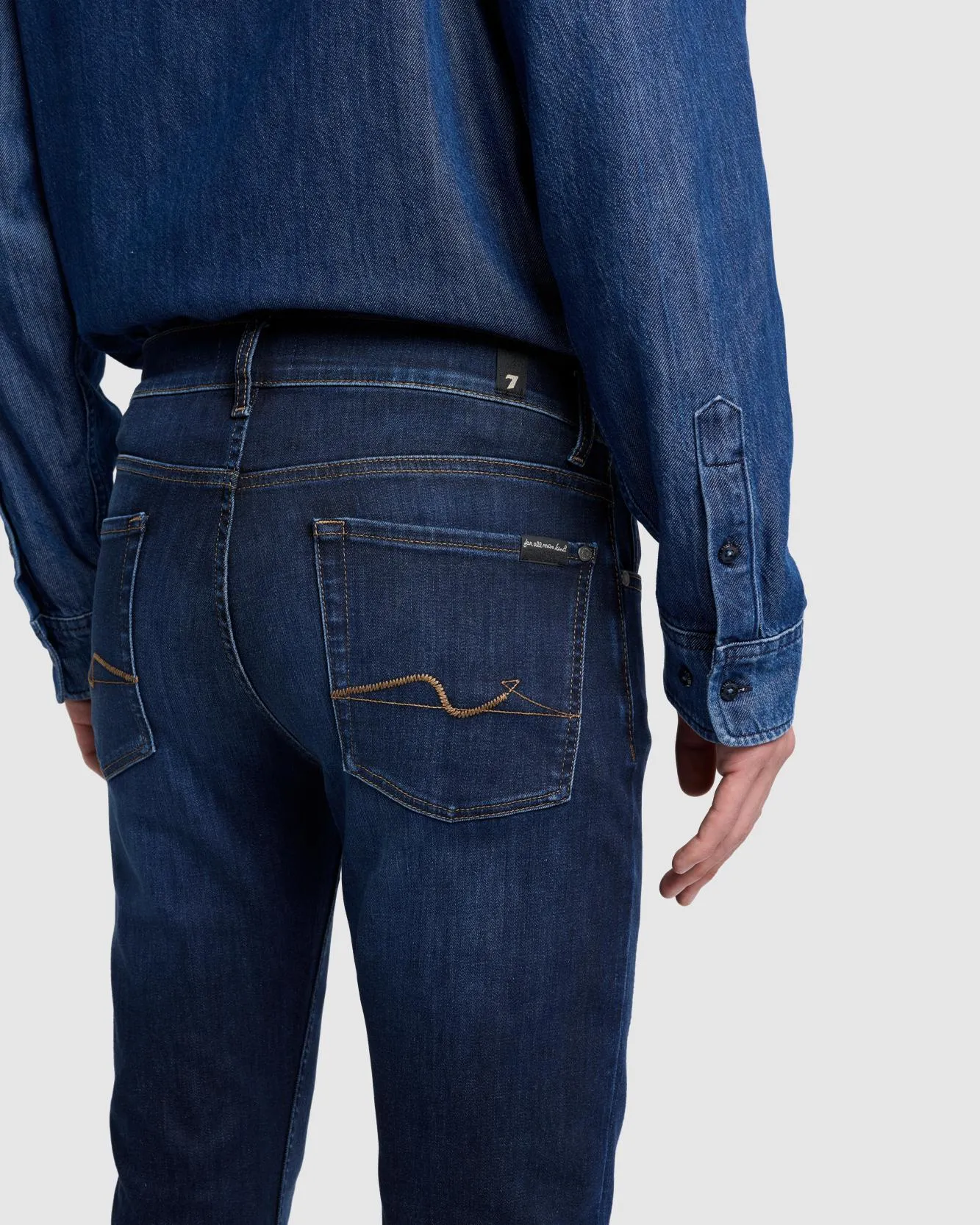 Luxe Performance Slimmy in Maestro sold by 7 For All Mankind product image thumbnail 3