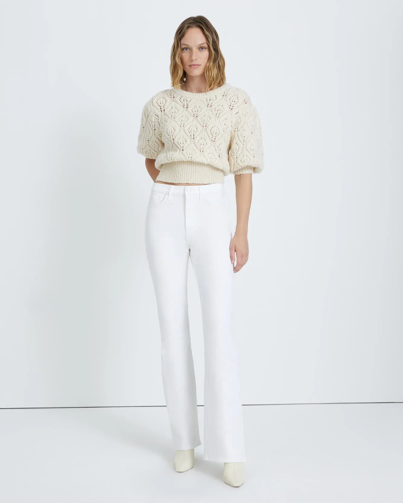 Easy Boot in Clean White sold by 7 For All Mankind