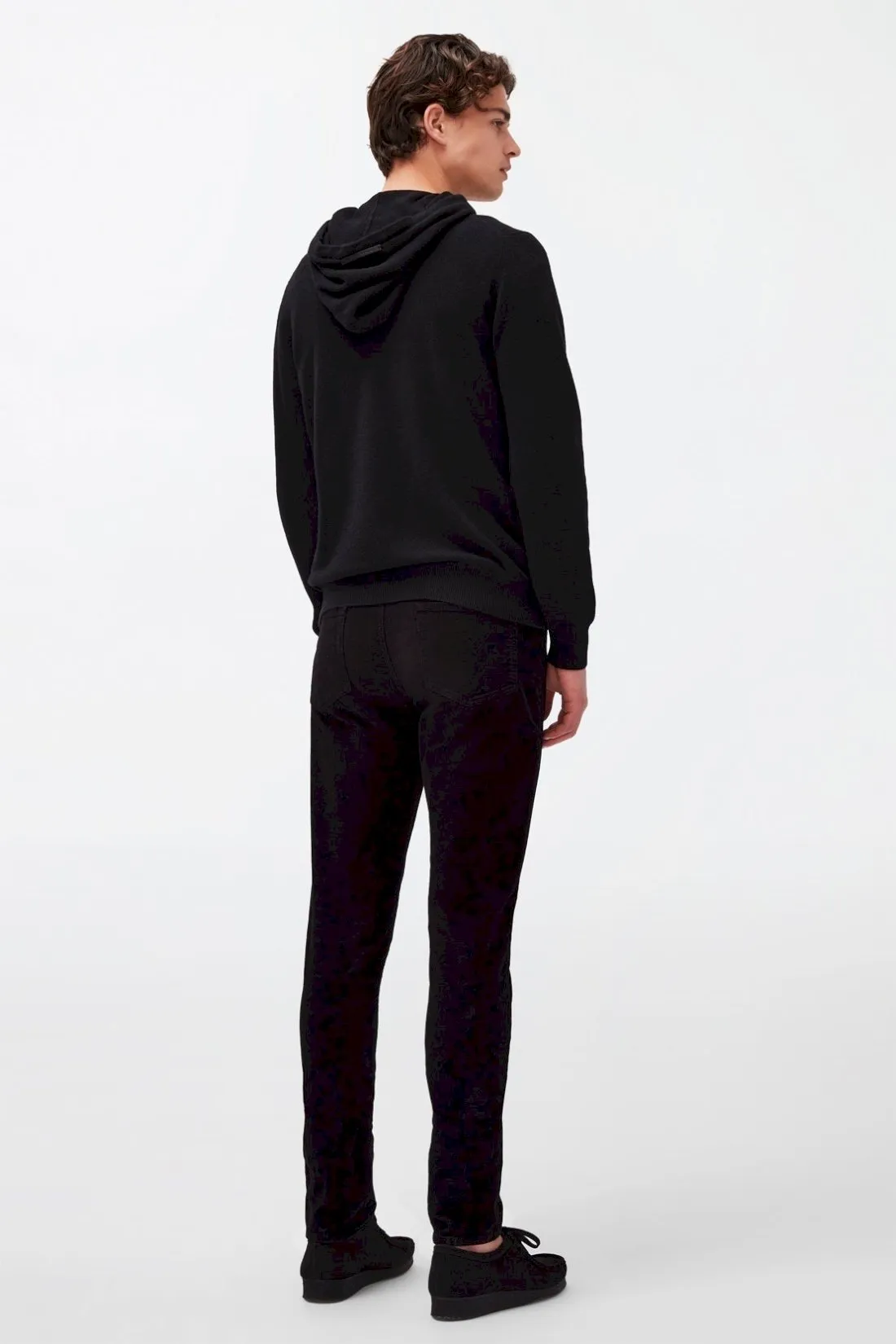 Slimmy Tapered Corduroy in Black sold by 7 For All Mankind product image thumbnail 4