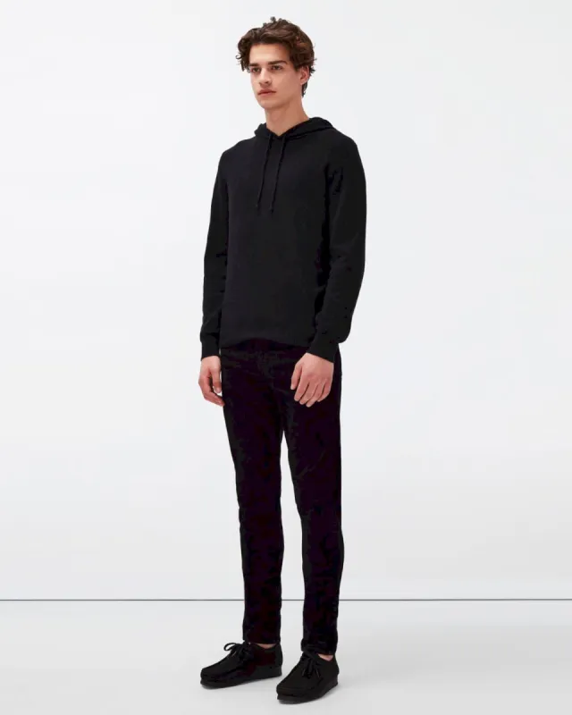 Slimmy Tapered Corduroy in Black sold by 7 For All Mankind