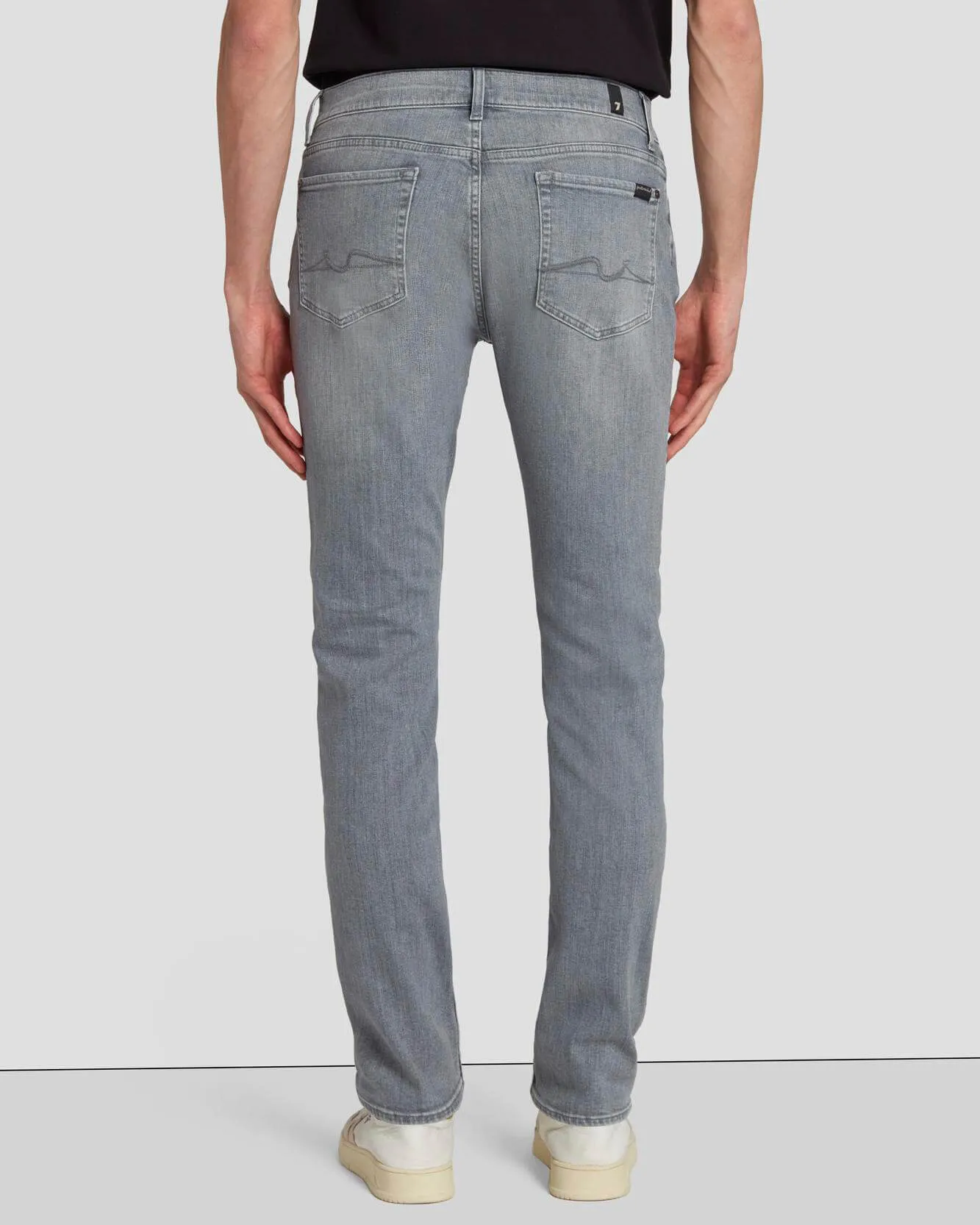 EarthKind Stretch Tek Paxtyn in Labyrinth sold by 7 For All Mankind product image thumbnail 4