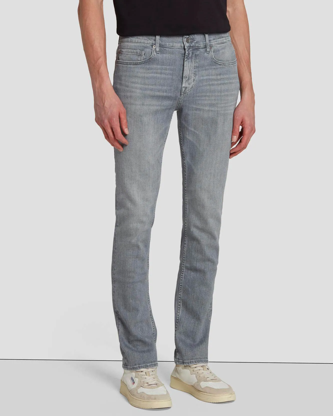 EarthKind Stretch Tek Paxtyn in Labyrinth sold by 7 For All Mankind product image thumbnail 2