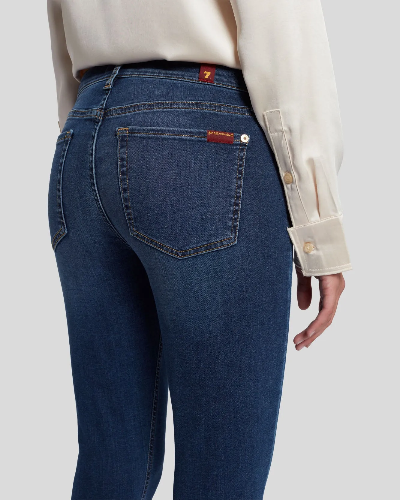 B(air) Ankle Skinny in Duchess sold by 7 For All Mankind product image thumbnail 5