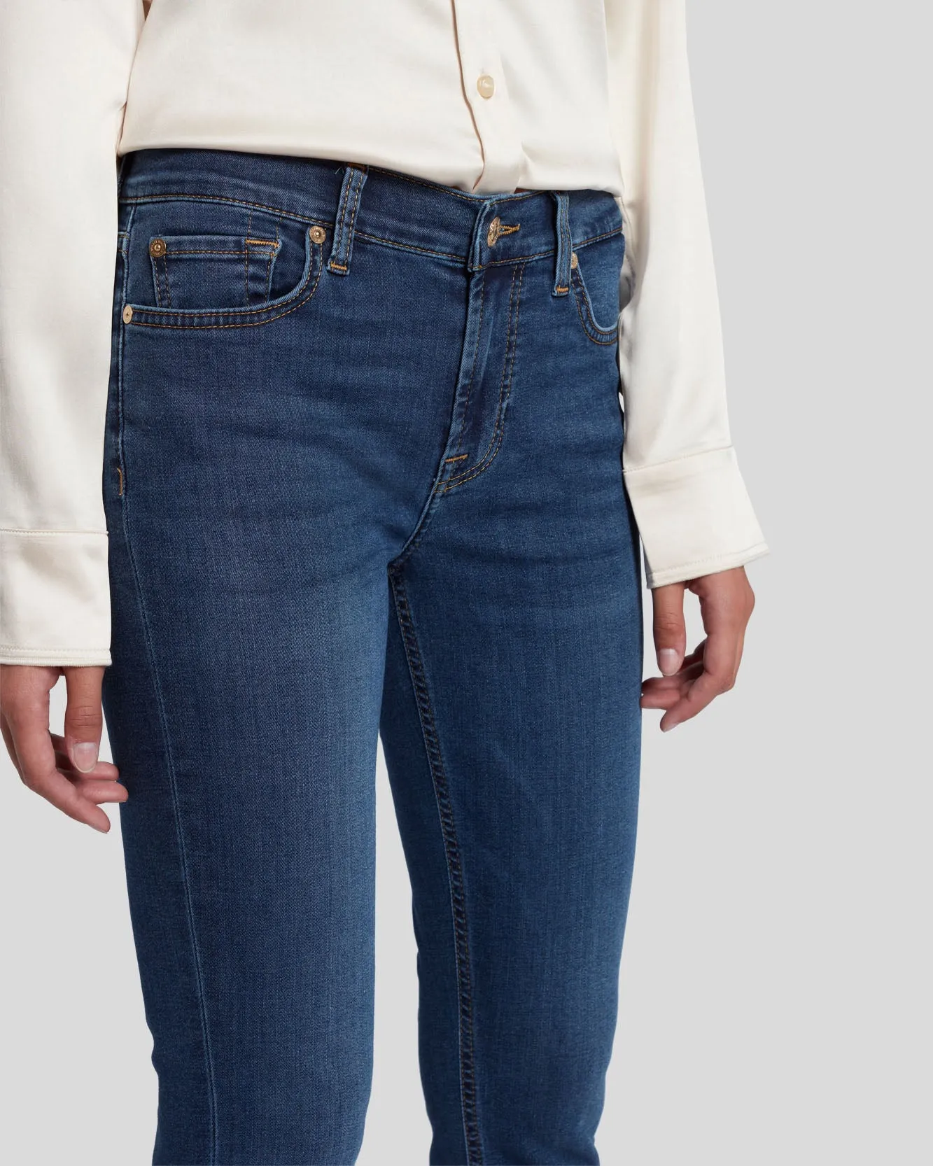 B(air) Ankle Skinny in Duchess sold by 7 For All Mankind product image thumbnail 3