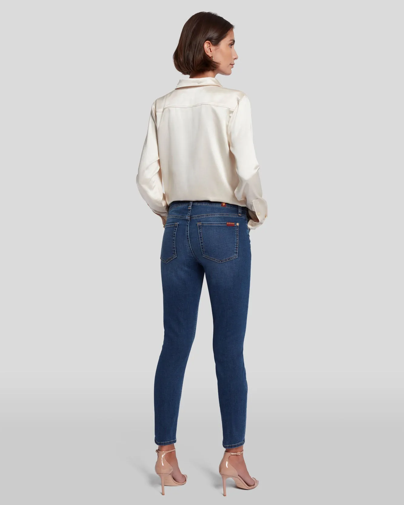 B(air) Ankle Skinny in Duchess sold by 7 For All Mankind product image thumbnail 4