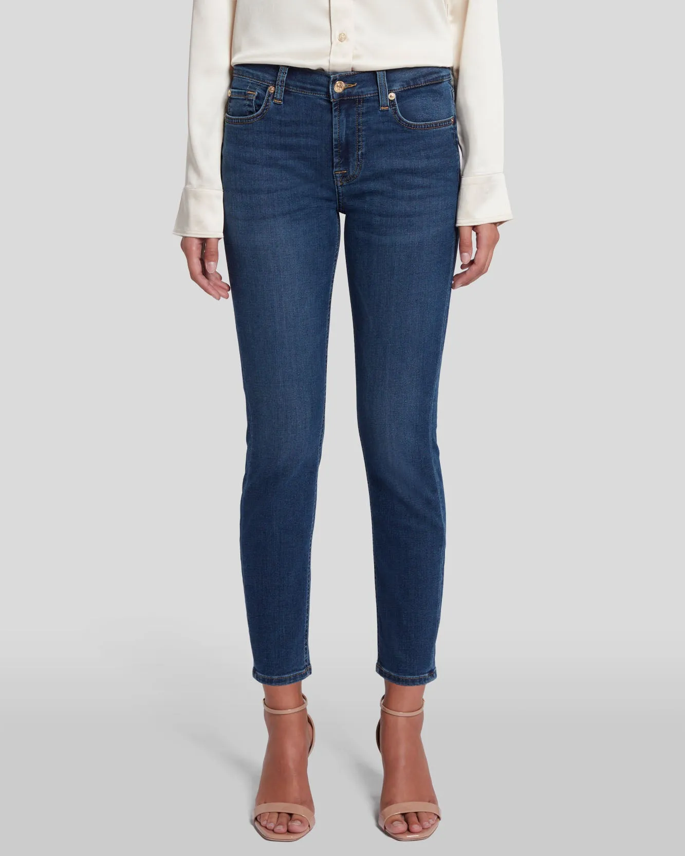 B(air) Ankle Skinny in Duchess sold by 7 For All Mankind product image thumbnail 2