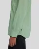 Linen Blend Button Up Shirt in Celadon sold by 7 For All Mankind