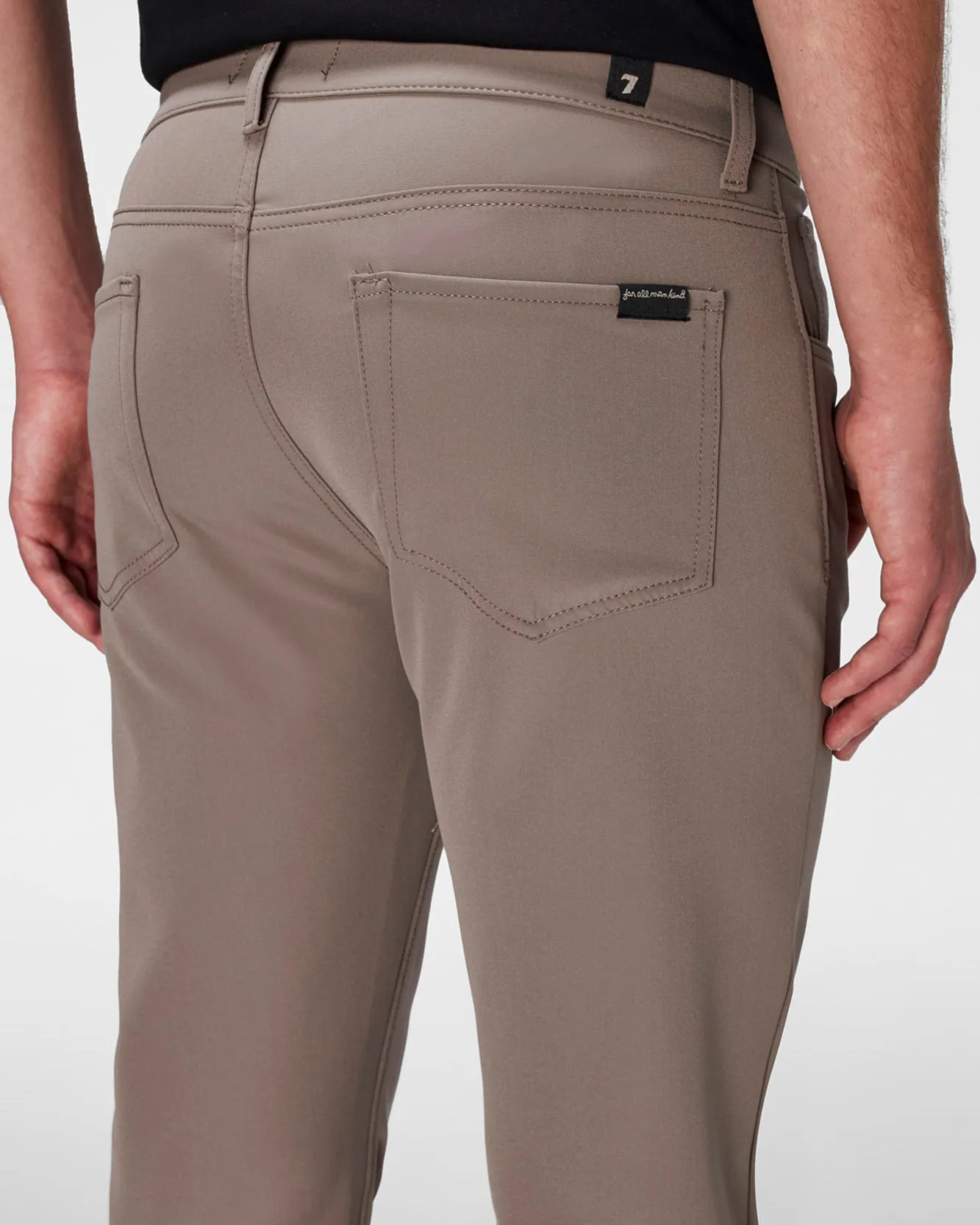 Tech Series Slimmy Tapered in Light Grey sold by 7 For All Mankind product image thumbnail 3