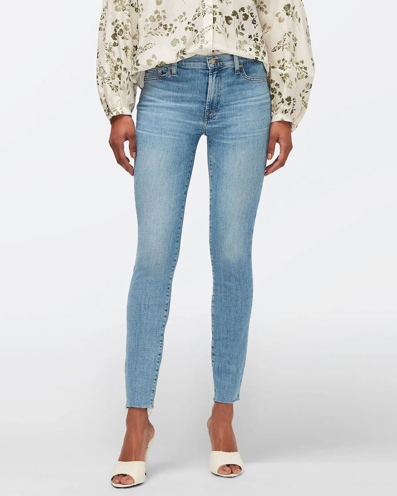 Slim Illusion High Waist Ankle Skinny In Playbook sold by 7 For All Mankind product image thumbnail 2