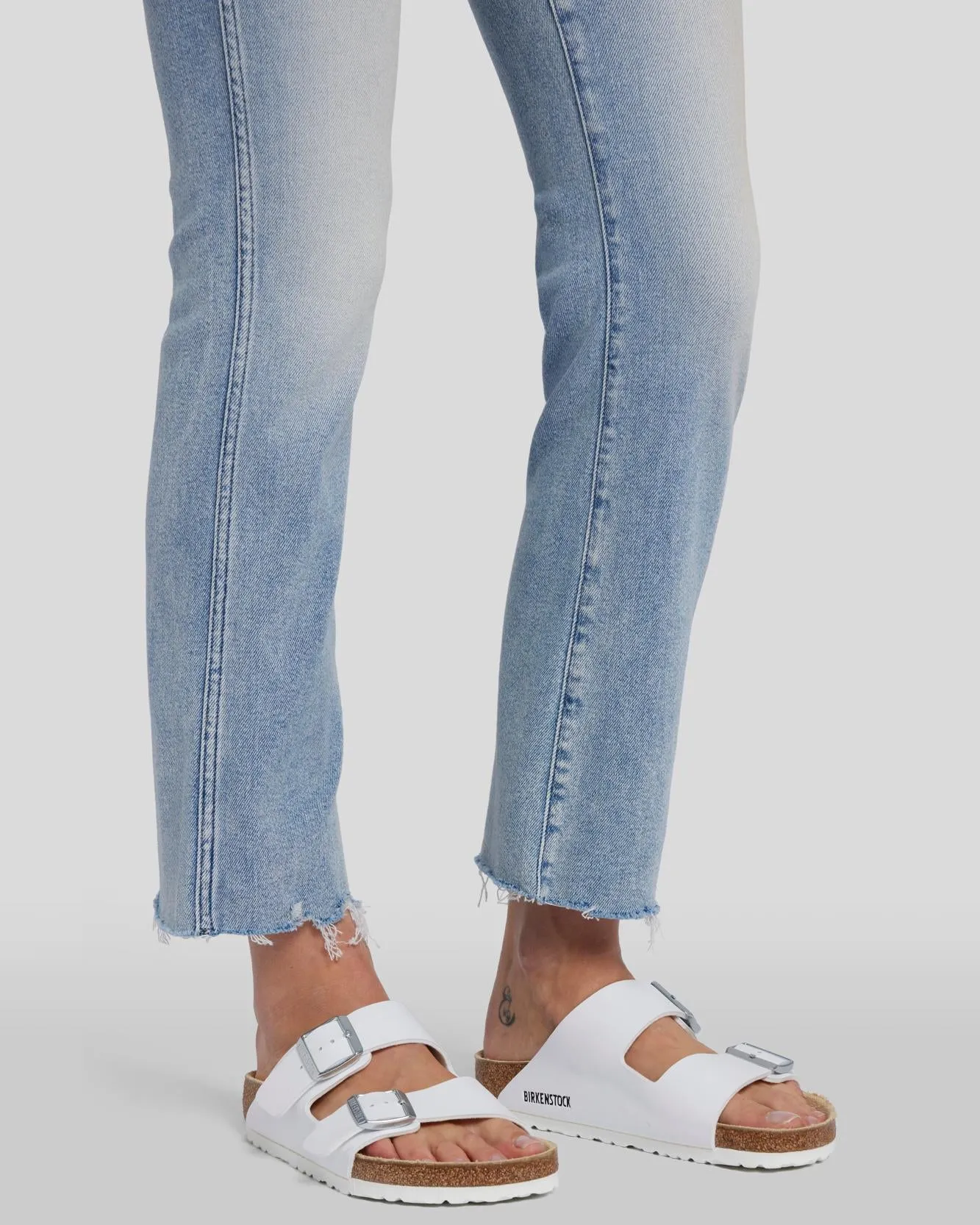 Luxe Vintage High Waist Slim Kick in Sunday sold by 7 For All Mankind product image thumbnail 3