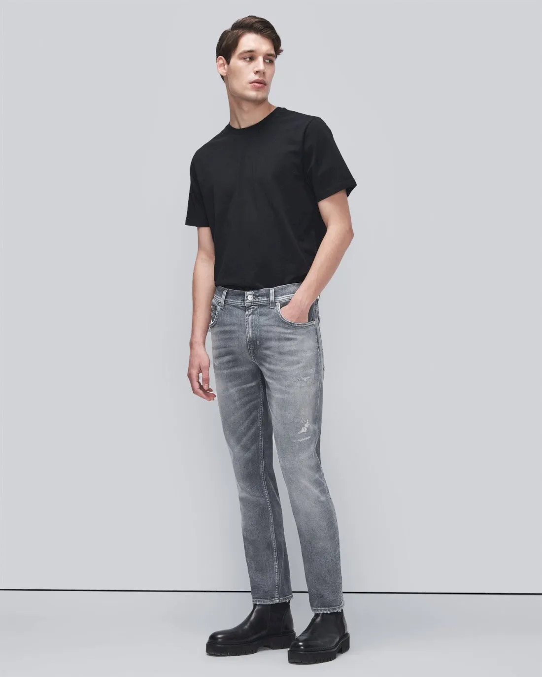 American Vintage Paxtyn in Selected Grey sold by 7 For All Mankind product image thumbnail 3