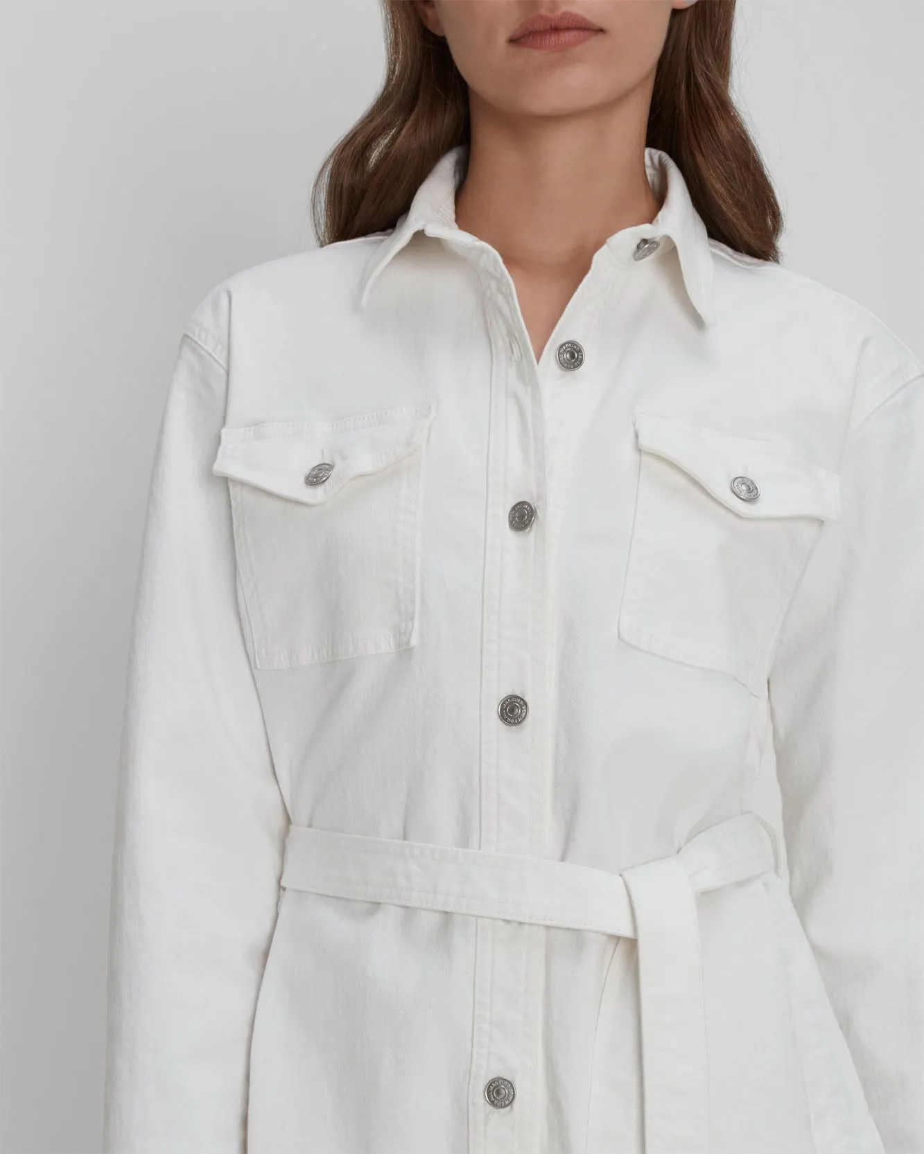 Leisure Jacket In White sold by 7 For All Mankind product image thumbnail 5