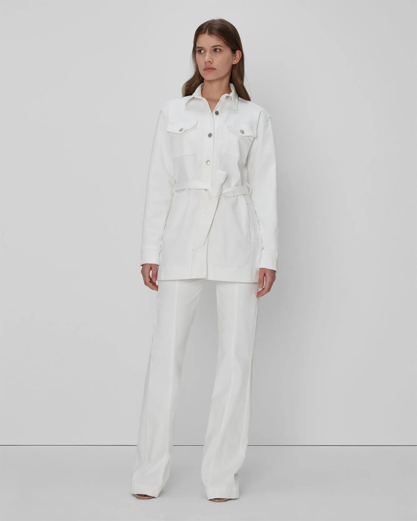 Leisure Jacket In White sold by 7 For All Mankind product image thumbnail 3