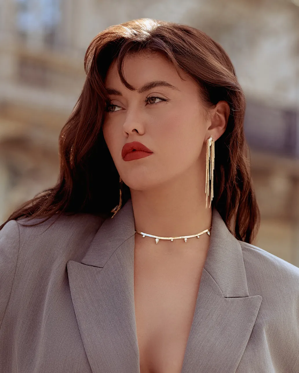 FRINGE STATEMENT EARRING sold by 8 Other Reasons