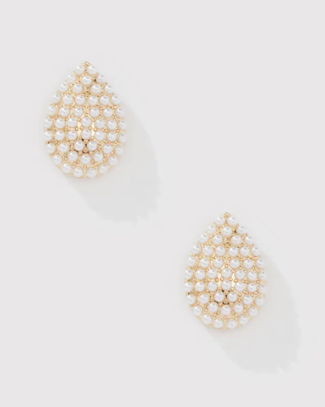 PEARL TEARDROP EARRING sold by 8 Other Reasons