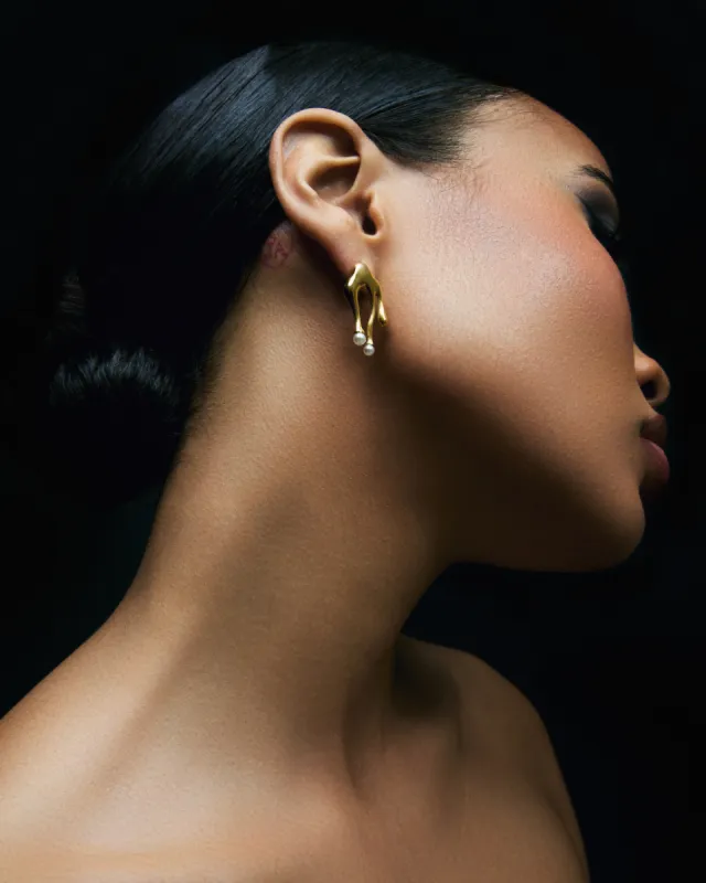 DRIP PEARL EARRING sold by 8 Other Reasons