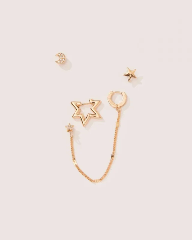 STAR EARRING SET sold by 8 Other Reasons