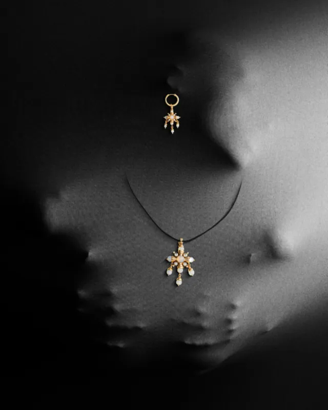 TRIPLE DRIP NECKLACE sold by 8 Other Reasons