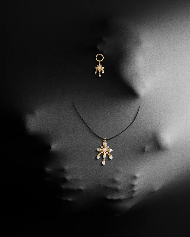 TRIPLE DRIP NECKLACE sold by 8 Other Reasons