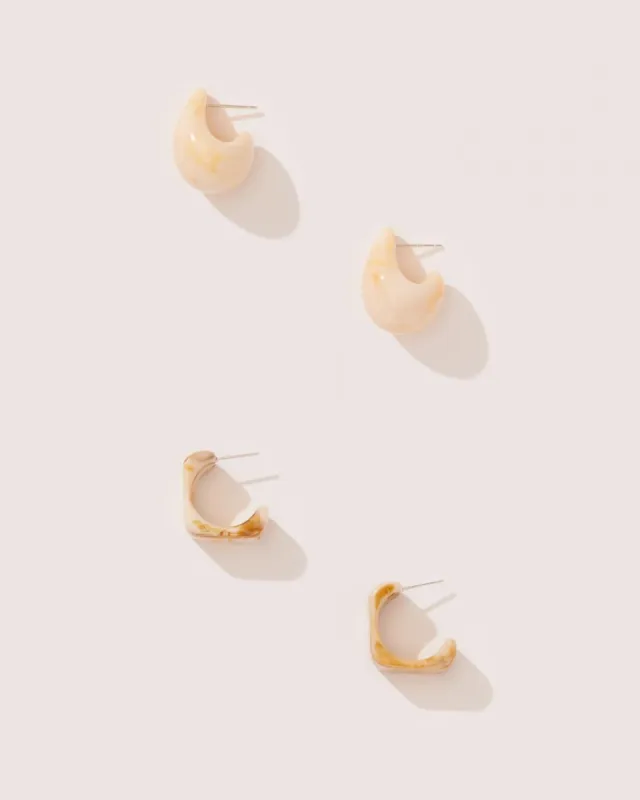 SWEET CREAM HOOP SET sold by 8 Other Reasons