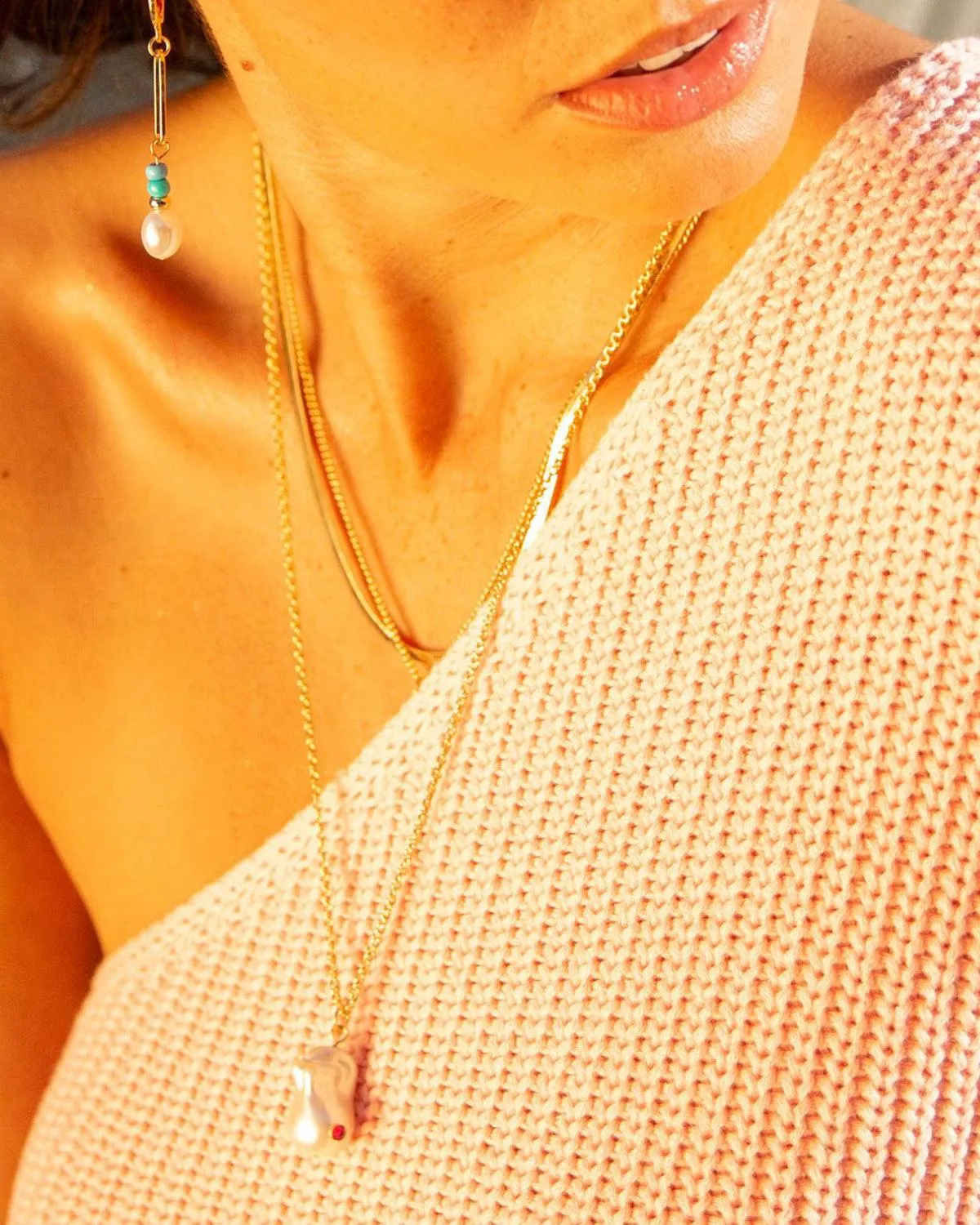 CHAIN LAYERED NECKLACE sold by 8 Other Reasons