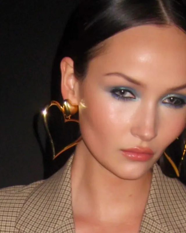 GILDED STATEMENT HEART EARRING sold by 8 Other Reasons