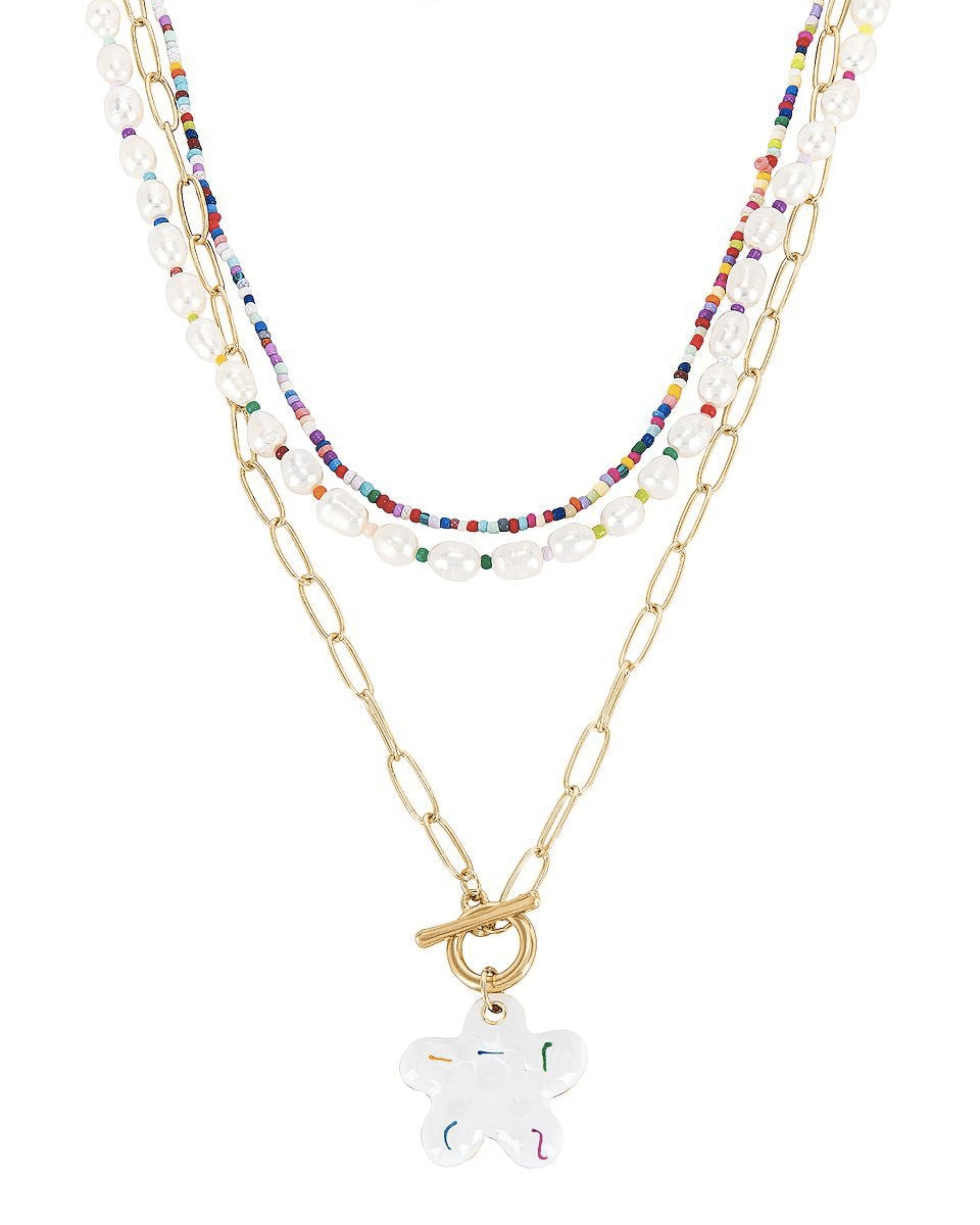 BLOOMING LAYERED NECKLACE sold by 8 Other Reasons