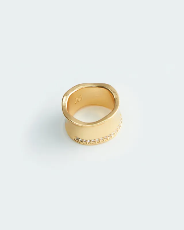 HAMMERED BAND RING sold by 8 Other Reasons