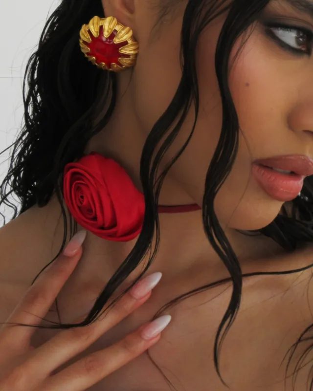 CALIFORNIA ROSETTE CHOKER sold by 8 Other Reasons