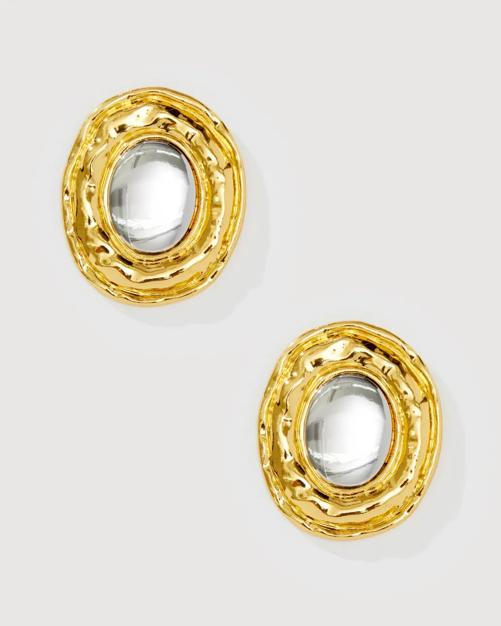 TWO-TONED STATEMENT EARRING sold by 8 Other Reasons product image thumbnail 2