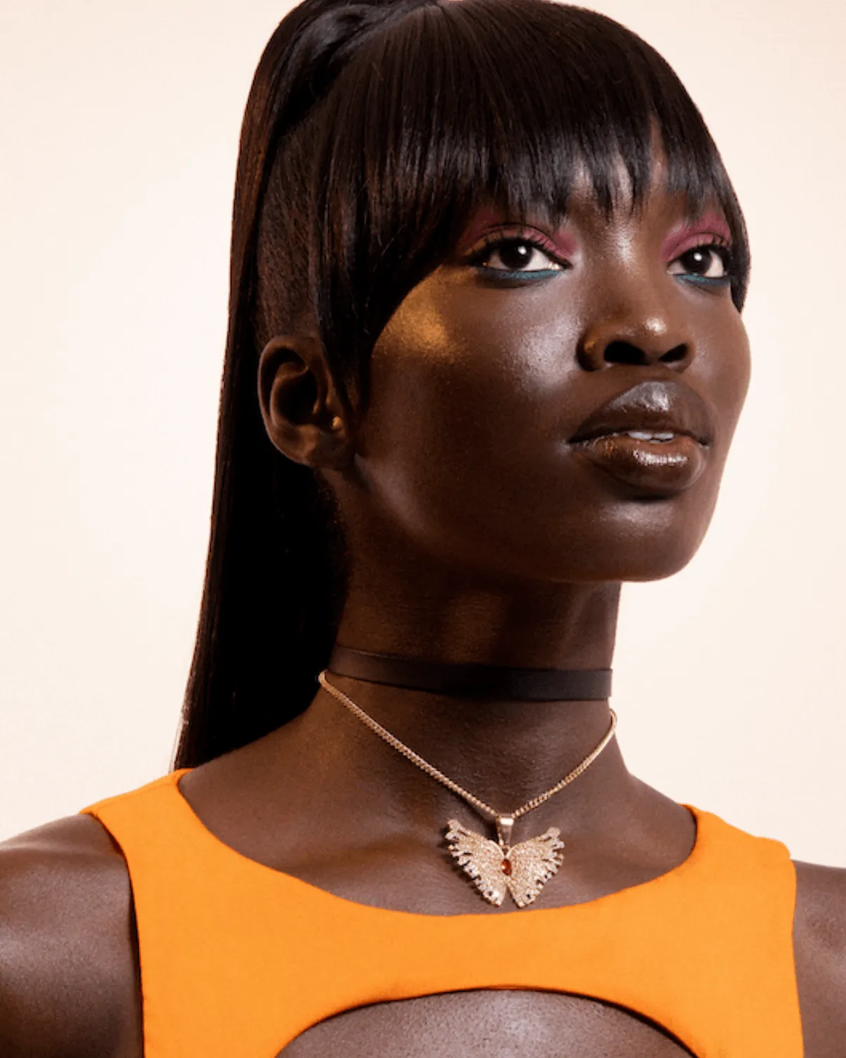 DIAMANTE BUTTERFLY CHOKER sold by 8 Other Reasons