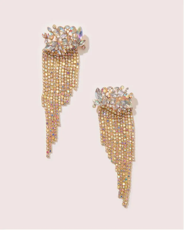 STATEMENT DUSTER EARRING IN IRIDESCENT sold by 8 Other Reasons