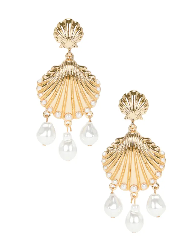 PEARL SHELL EARRING sold by 8 Other Reasons