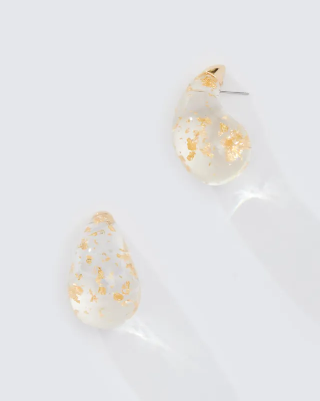 GOLD LEAF EARRING sold by 8 Other Reasons