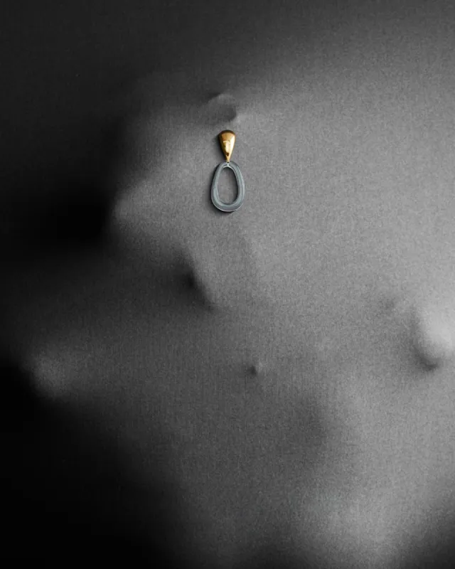 ACRYLIC STATEMENT HOOP EARRING sold by 8 Other Reasons