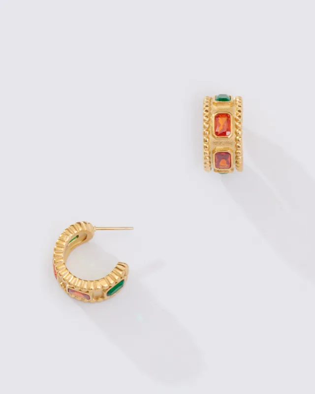 COLOR BLOCK HOOP sold by 8 Other Reasons
