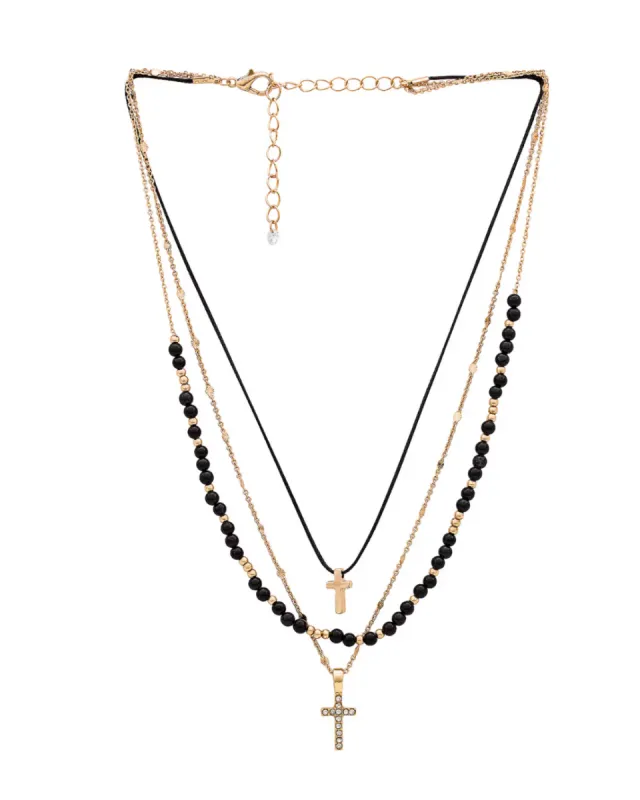 CROSS LAYERED NECKLACE sold by 8 Other Reasons