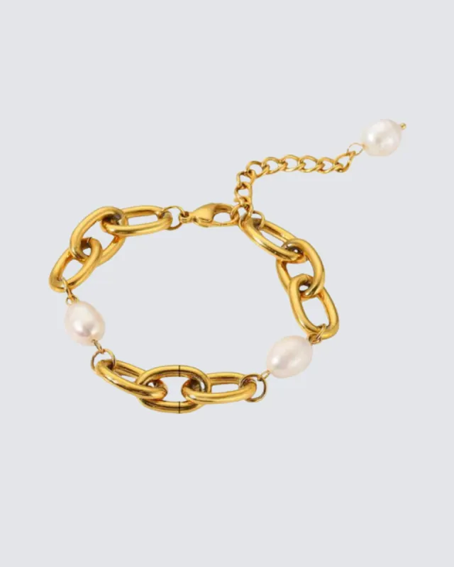 PEARL CHAIN BRACELET sold by 8 Other Reasons