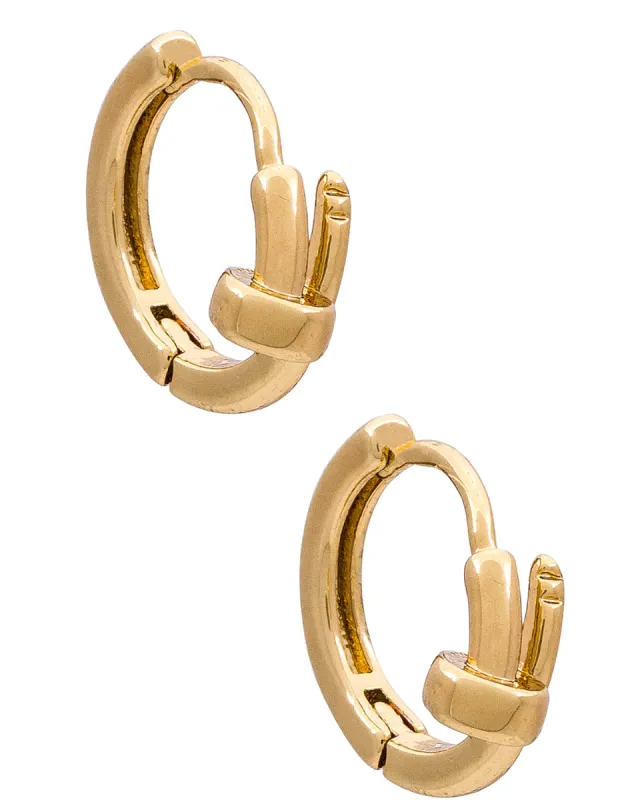 THREADER HOOP EARRING sold by 8 Other Reasons