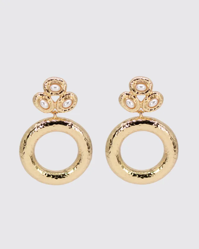 CROWN HOOP EARRING sold by 8 Other Reasons