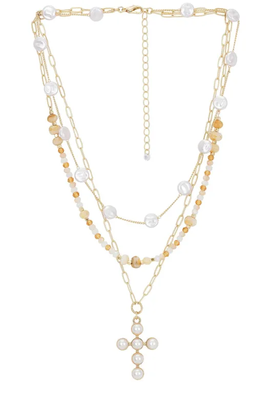 OLIVIA LAYERED NECKLACE sold by 8 Other Reasons