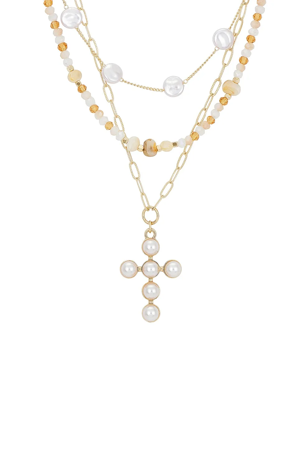 OLIVIA LAYERED NECKLACE sold by 8 Other Reasons product image thumbnail 2