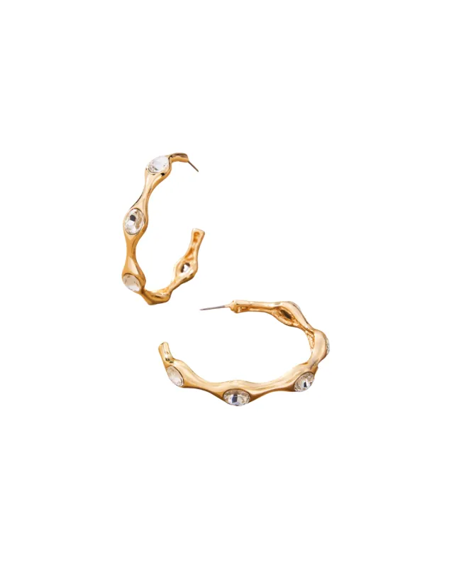 BECKY STONE HOOP sold by 8 Other Reasons