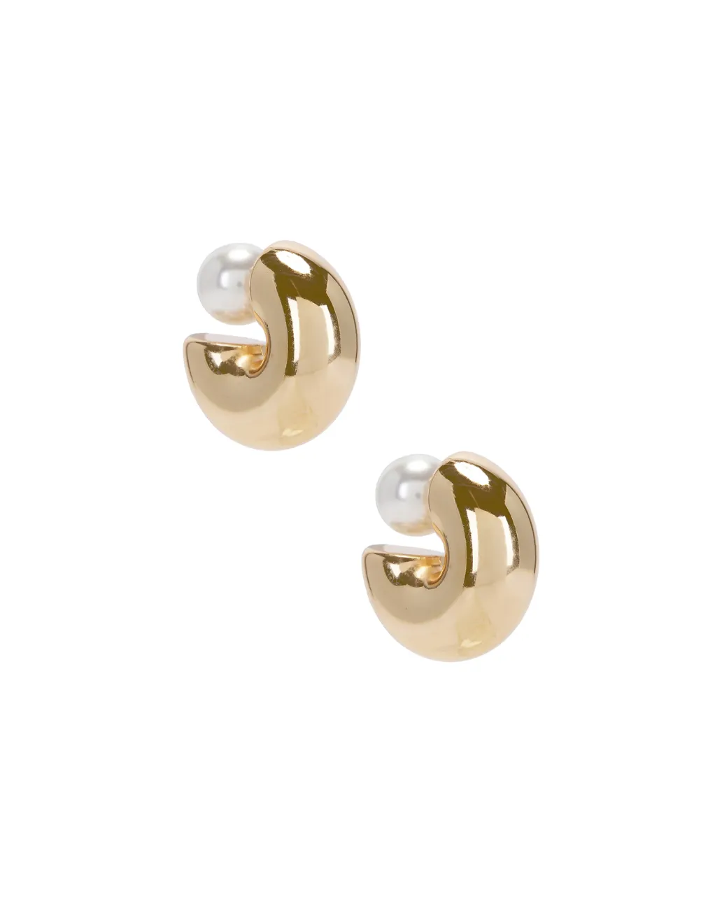 PEARL HUGGIE EARRING sold by 8 Other Reasons