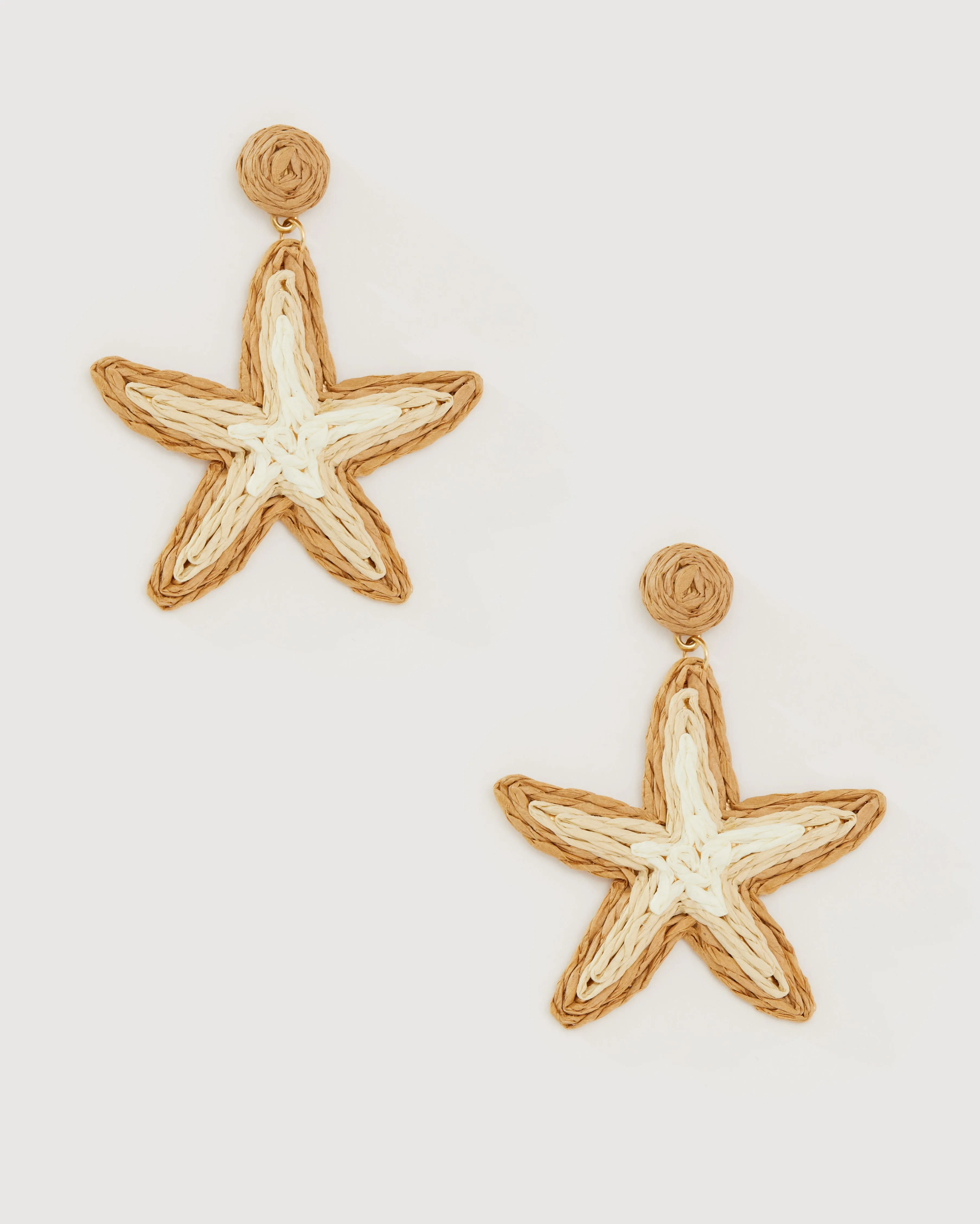 STRAW STARFISH EARRING sold by 8 Other Reasons