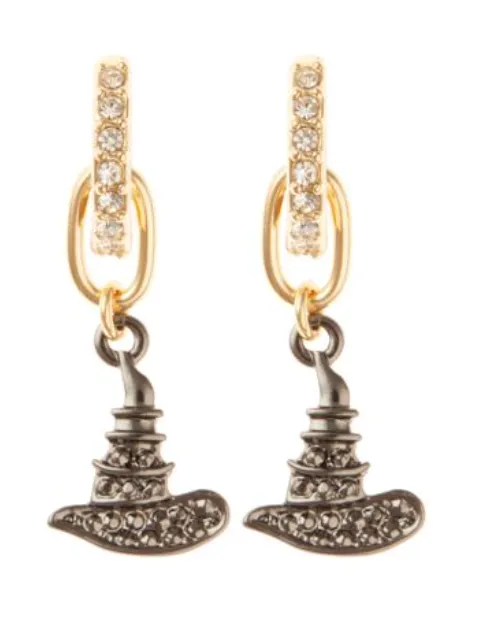 OBLONG MINI HOOP WITH ELPHABA CHARMS sold by 8 Other Reasons