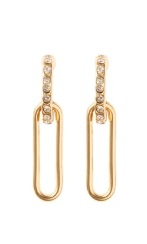 OBLONG MINI HOOP WITH CHARMS sold by 8 Other Reasons product image thumbnail 2