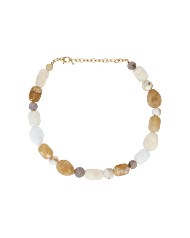 BEADED MULTI STONE NECKLACE made by 8 Other Reasons