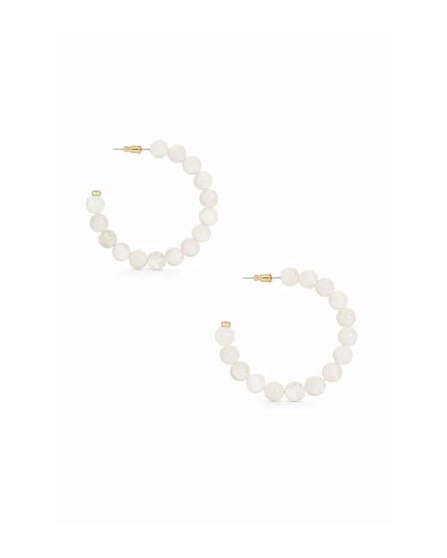 BEADED HOOP EARRING made by 8 Other Reasons